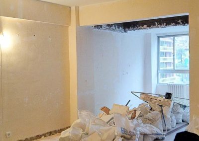 Reforma en Begoña: proceso